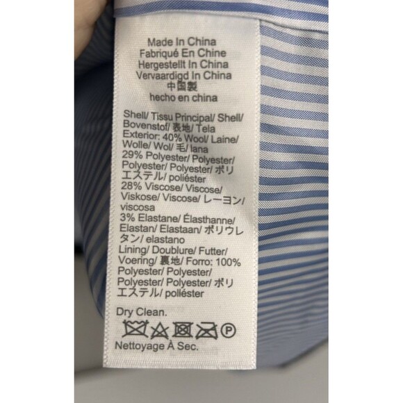 J Crew Factory Original Schoolboy Blazer Black SZ 22 Gold Buttons Academia Lined - Picture 10 of 10